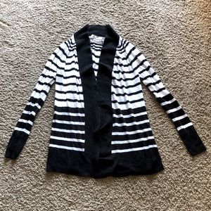 LOFT Striped Cardigan Sweater